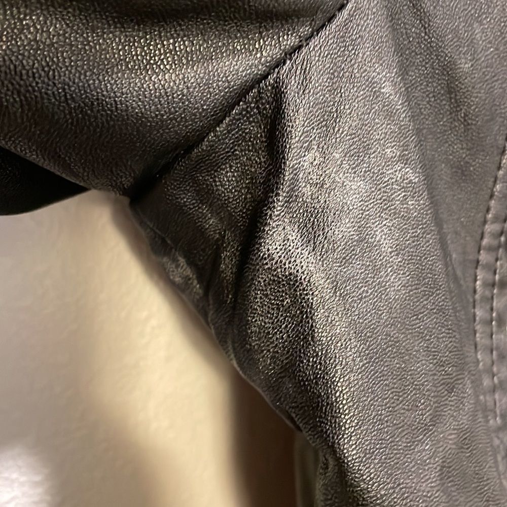 Blank NYC black Motorcyle woman’s faux leather jacket - Picture 13 of 14